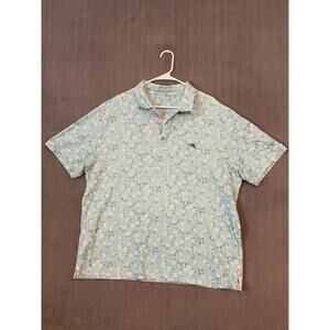 Tommy Bahama Island Zone Polo Shirt Mens 2XL Island Zone Supima Cotton Pineapple